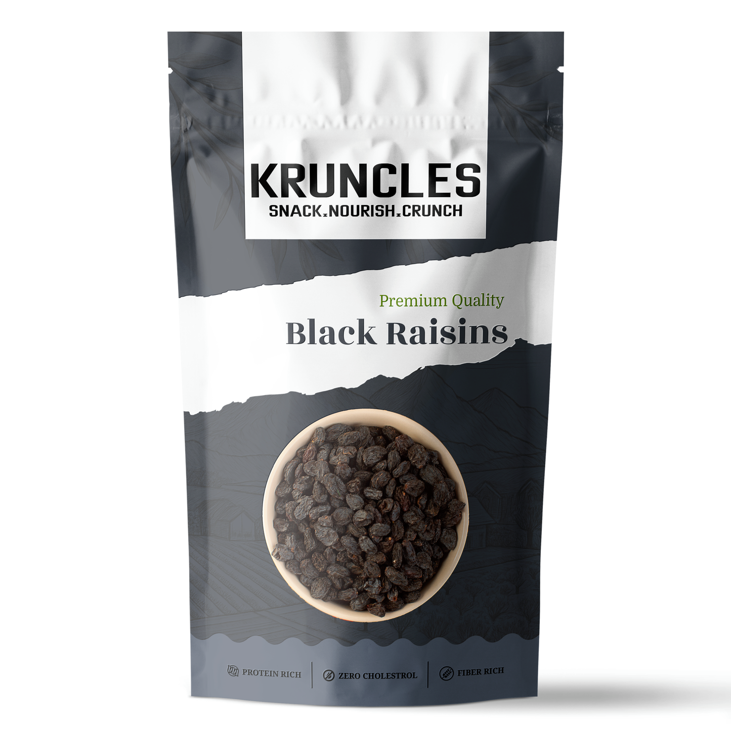Round Raisins (Kishmish) – Premium Sweet & Natural Dried Grapes | Healthy Dry Fruit for Snacking, Baking & Desserts