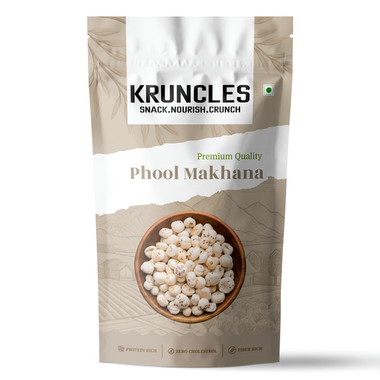 Makhana (Fox Nuts) Raw – Premium Lotus Seeds | Healthy Roasted Snack & Superfood
