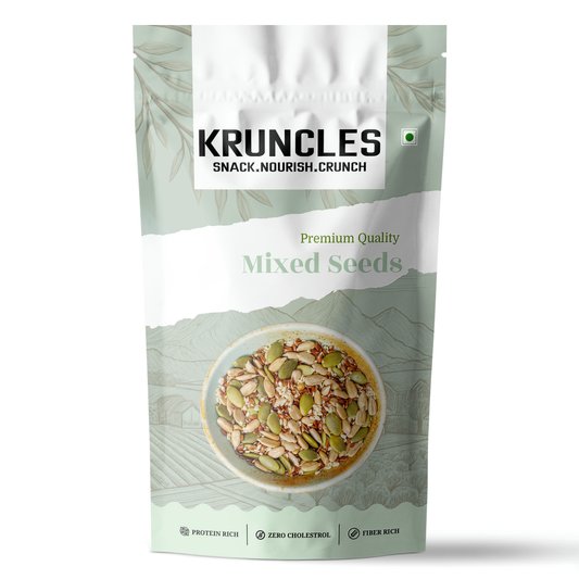 Premium Seed Mix – Watermelon, Muskmelon, Pumpkin, Flax & Sunflower Seeds | Healthy Superfood Blend