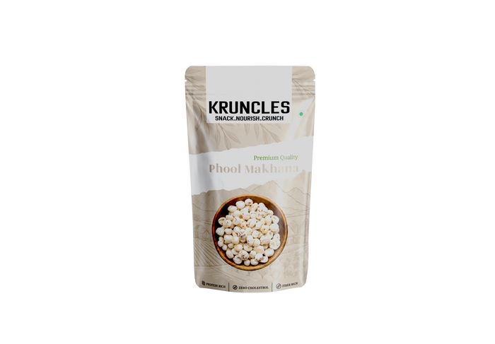 Makhana (Fox Nuts) Raw – Premium Lotus Seeds | Healthy Roasted Snack & Superfood