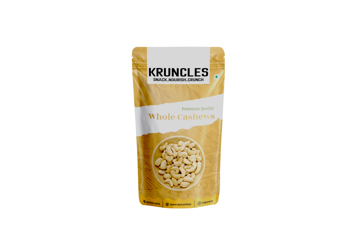 Cashew Nuts W320 – Premium Whole Kaju | Crunchy & Healthy Dry Fruit for Snacking, Cooking & Desserts